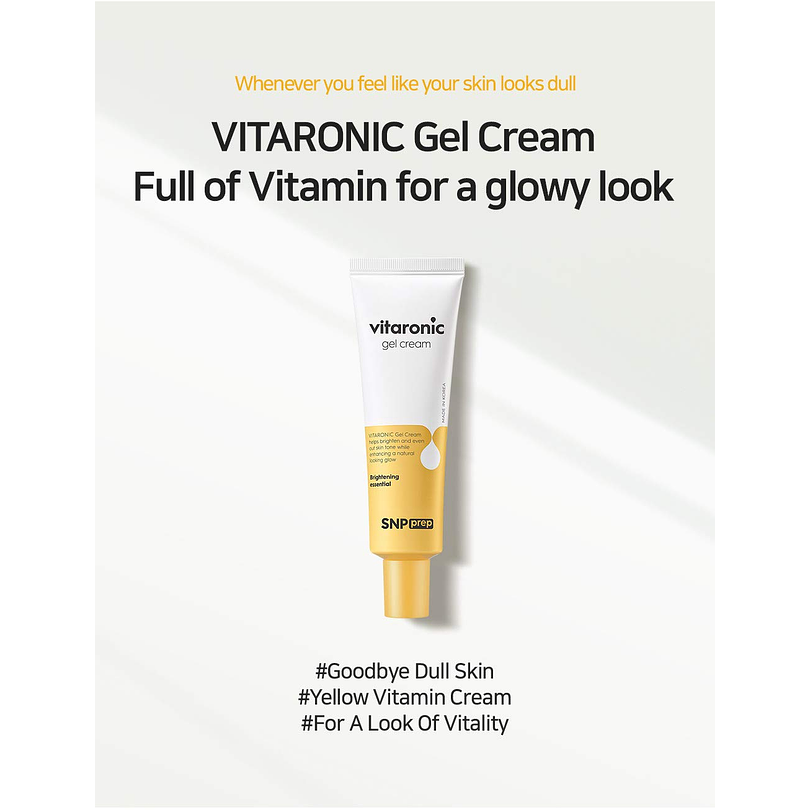 Vitaronic Gel Cream ( SNP) -50ml Crema hidratante, iluminadora y nutritiva con 10% de vitamina C 2