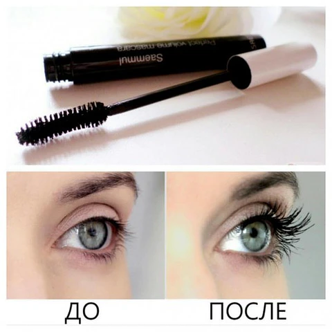 Perfect Volume o Perfect Curling Mascara (The Saem) Máscara de pestañas