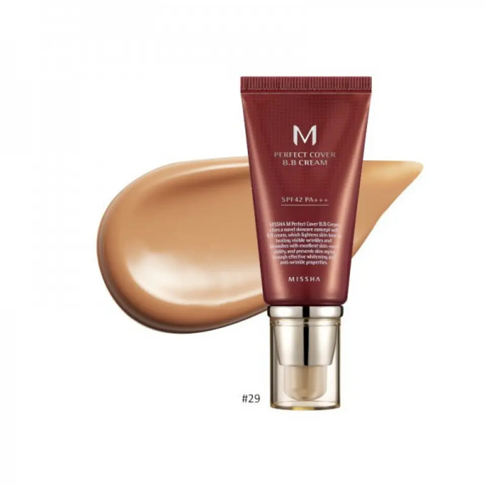 M Perfect Cover BB Cream SPF 42/PA +++  (Missha)  50ml Base cobertura perfecta 13