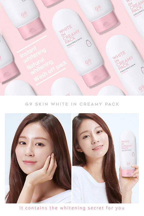 White in Creamy Pack (G9 Skin) - 200ml Mascarilla aclarante 