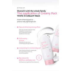 White in Creamy Pack (G9 Skin) - 200ml Mascarilla aclarante 