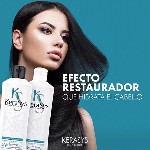 Acondicionador Hidratante Moisture Clinic (Kerasys) -750ml Para cabellos secos, sin sal ni parabenos