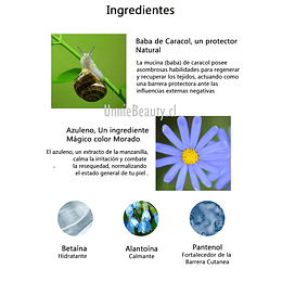 Snail & Azulene Water Essence (TIAM) - 180 ml Esencia 87% baba de caracol rosácea pieles sensibles