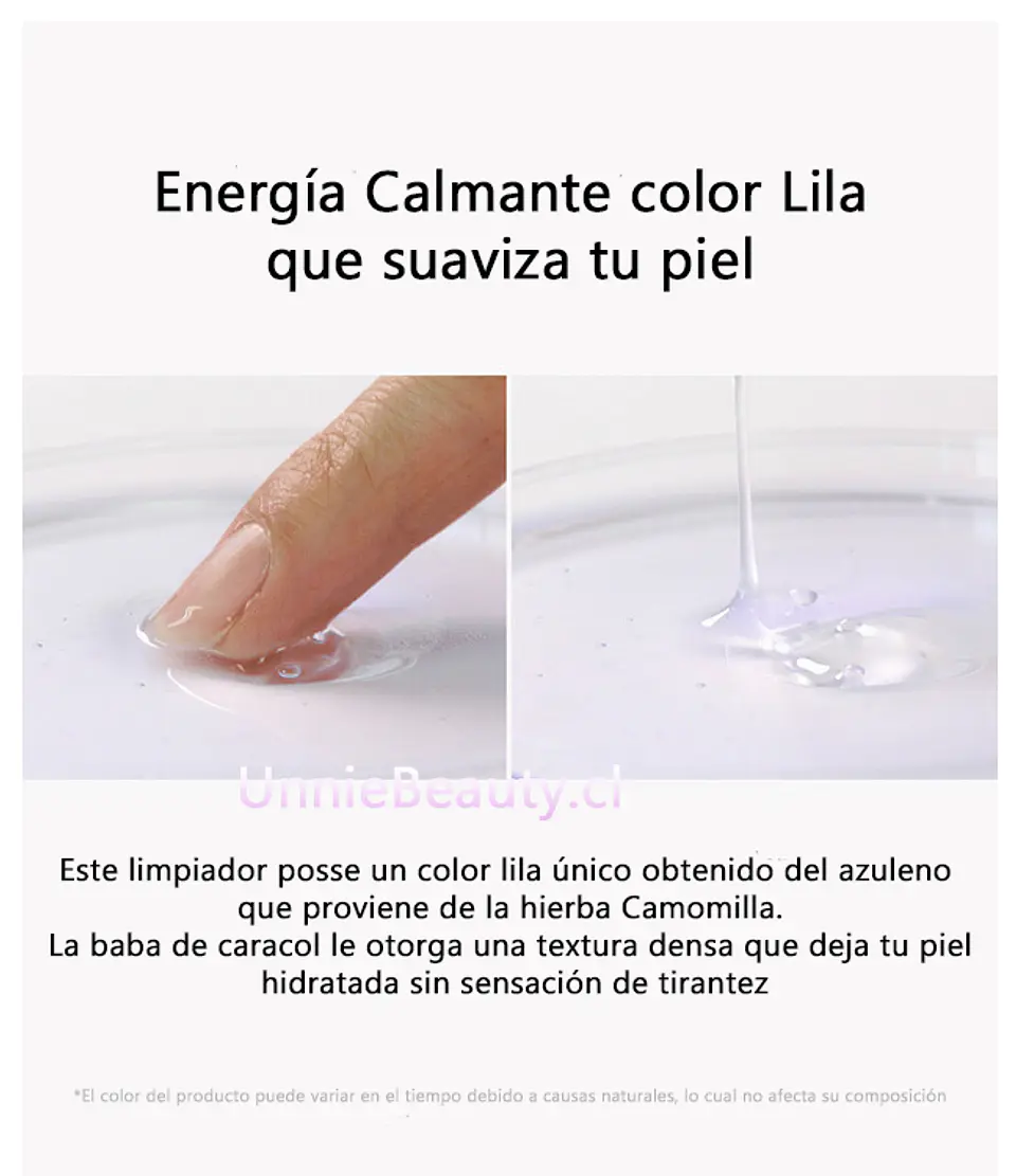 Snail & Azulene Low pH Cleanser (TIAM) -200ml  Limpiador rosácea pieles sensibles con baba de caracol y azuleno 7