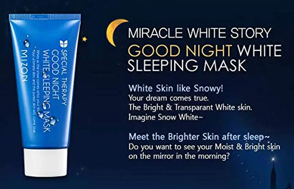 Good Night White Sleeping Mask (Mizon) - 50 ml Crema aclarante nocturna 1