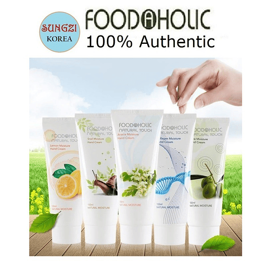 Natural Touch Moisture Hand Cream (Foodaholic) -100ml Cremas de manos hidratante 