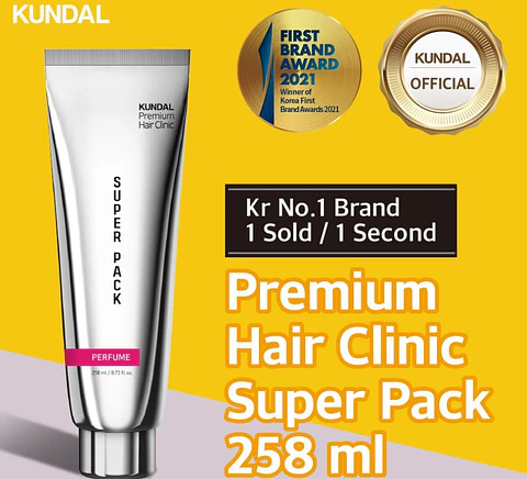 Premium Hair Clinic Super Pack (Kundal) - 258ml Mascarilla hidratante, reparadora y nutritiva para el cabello