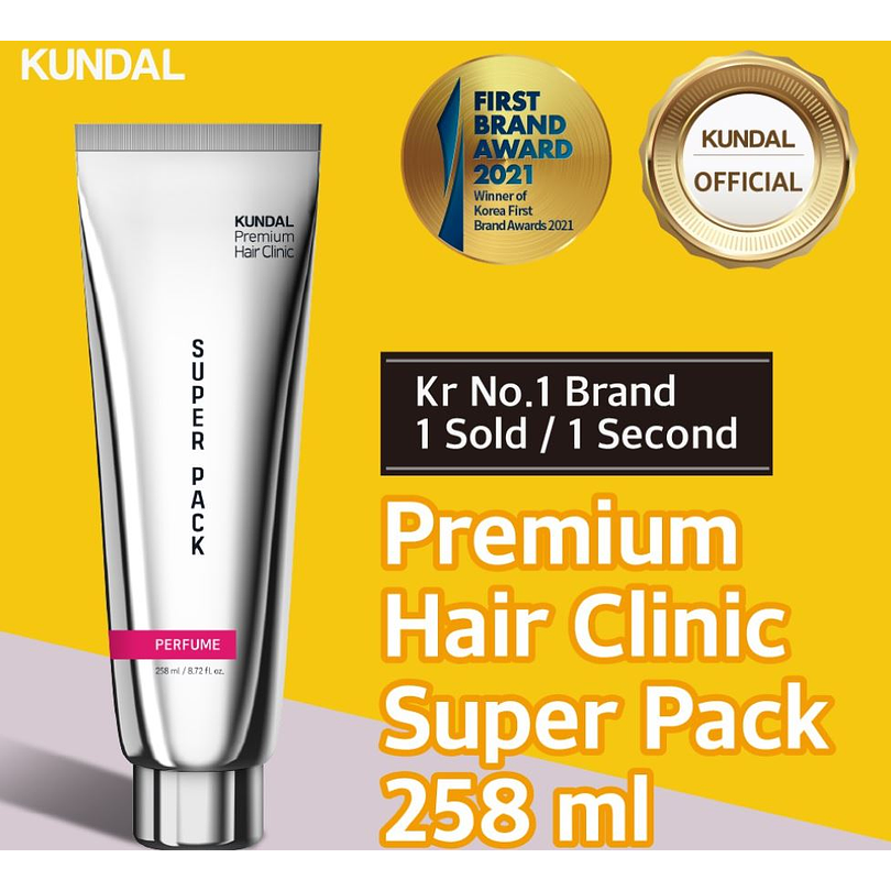 Premium Hair Clinic Super Pack (Kundal) - 258ml Mascarilla hidratante, reparadora y nutritiva para el cabello 1