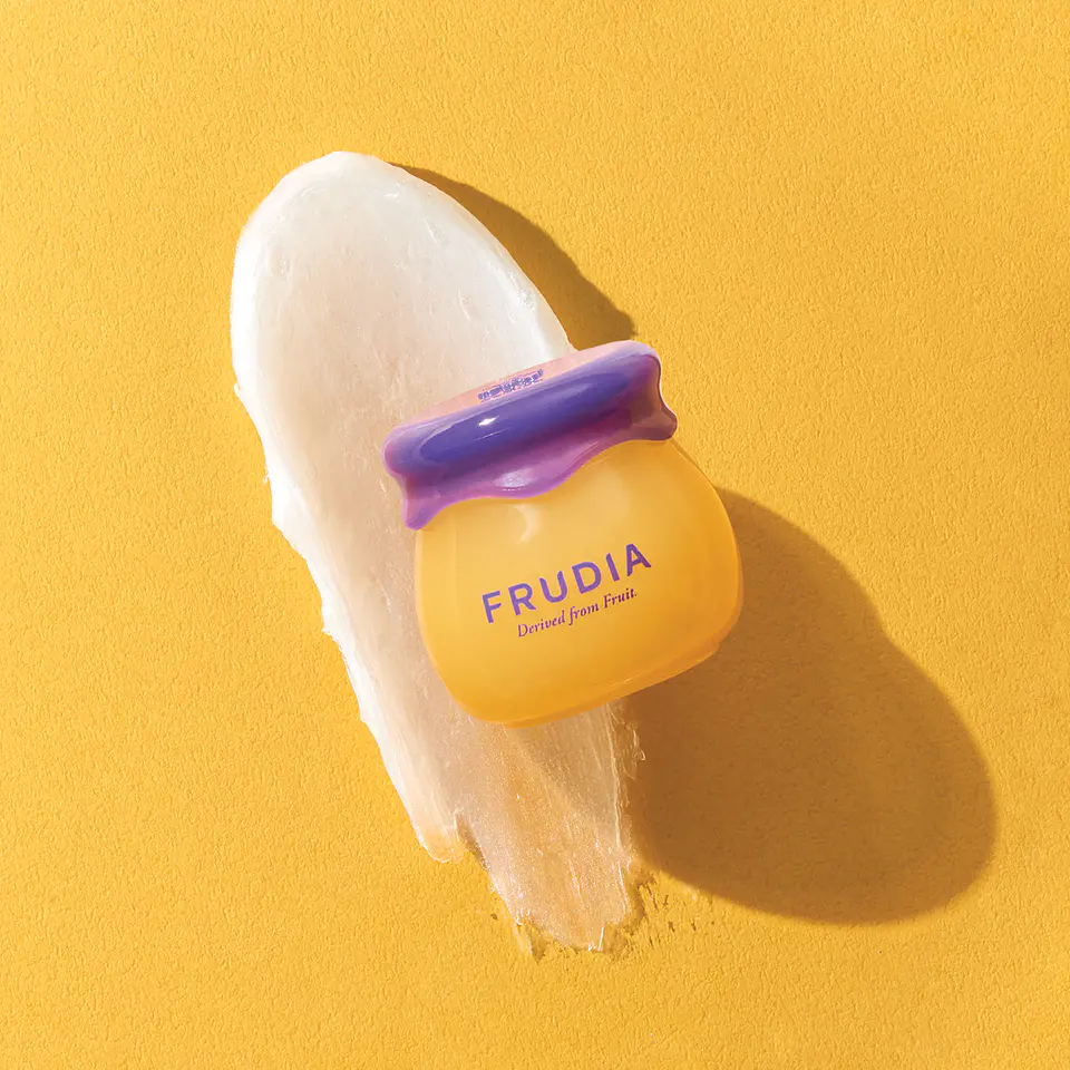 Blueberry Hydrating Honey Lip Balm (Frudia) Bálsamo labial regenerador y nutritivo  3