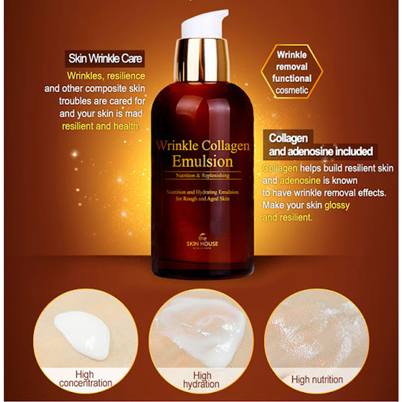 Wrinkle Collagen Emulsion (The Skin House) - 130ml Emulsión anti envejecimiento 1