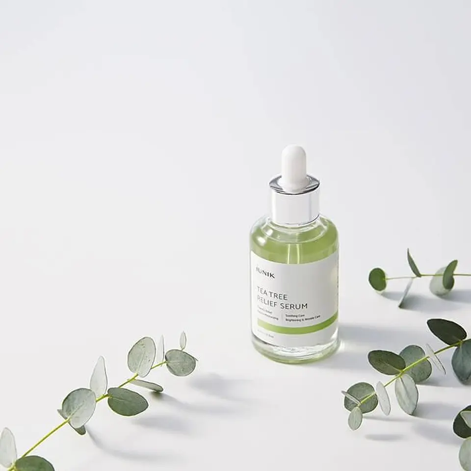 Tea Tree Relief Serum (IUNIK) -50ml Serum 67% árbol de té y 19,5% centella asiática, pieles mixtas, grasas, problemáticas 5