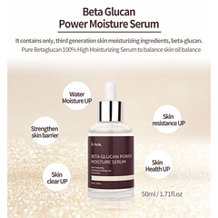 Beta Glucan Power Moisture Serum (IUNIK) -50ml Serum ultra hidratante 98% beta glucano