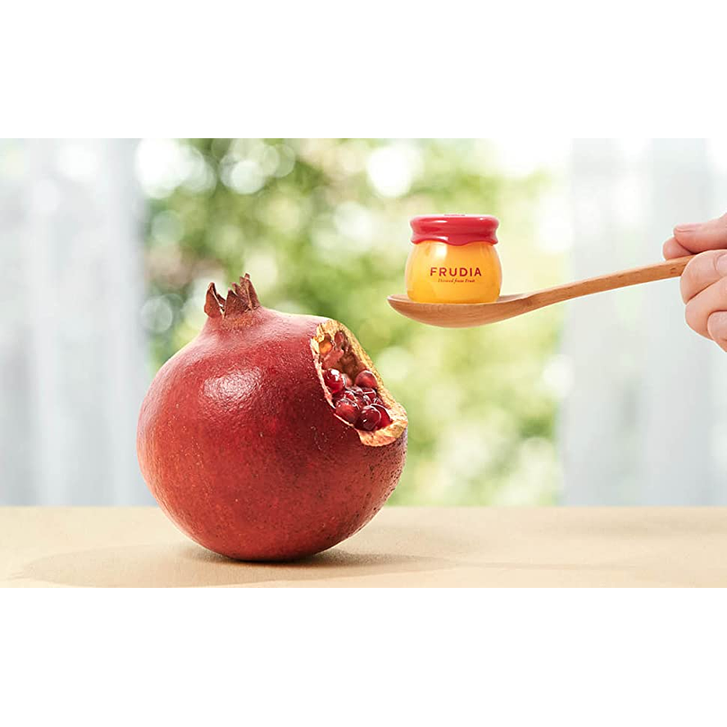 Pomegranate Honey 3 in 1 Lip Balm (Frudia) - 10ml Bálsamo labial hidratante y voluminizador con color 3