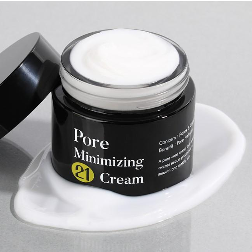 Pore Minimizing 21 Cream (TIAM) - 50ml Crema 10% Niacinamida y 2,1% BHA Anti grasitud y reductora de poros 4