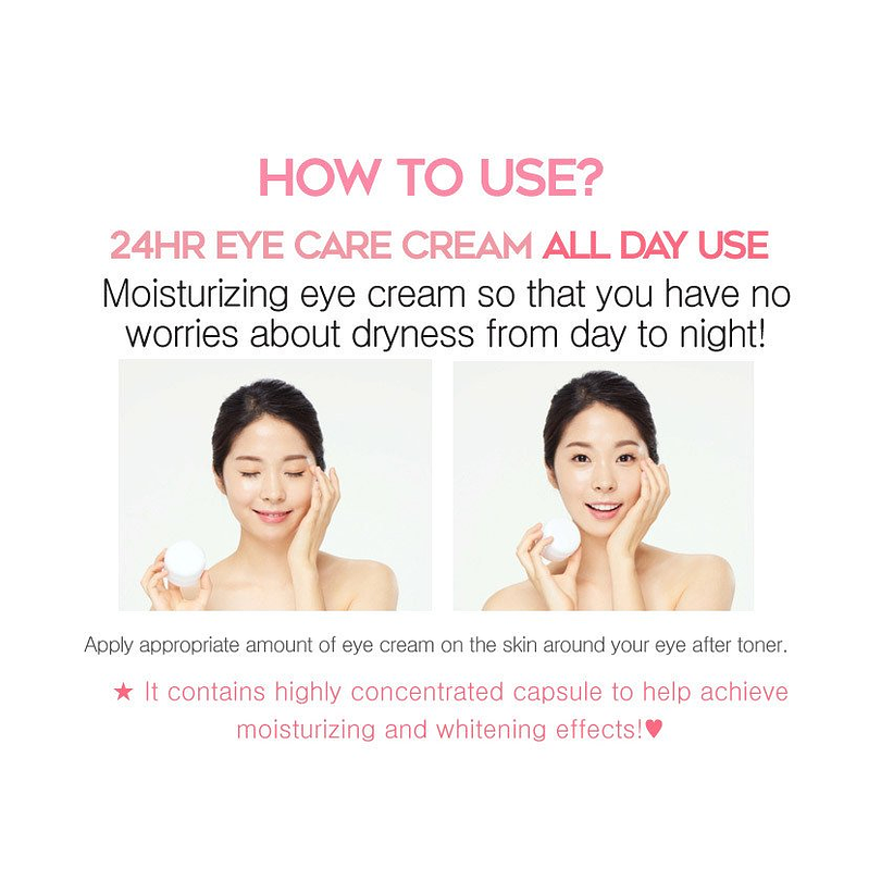 White in Milk Capsule Eye Cream (G9 Skin) Crema aclara...