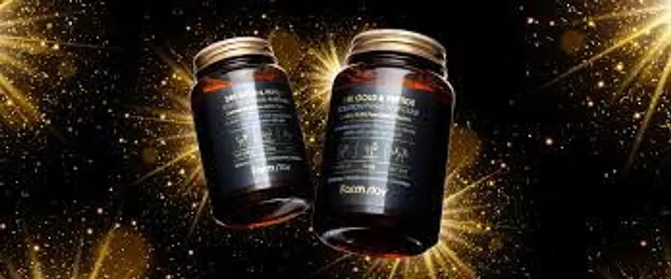 24k Gold & Peptide Solution Prime Ampoule (Farm Stay) - 250ml Serum antiedad con oro y péptidos tamaño grande 7