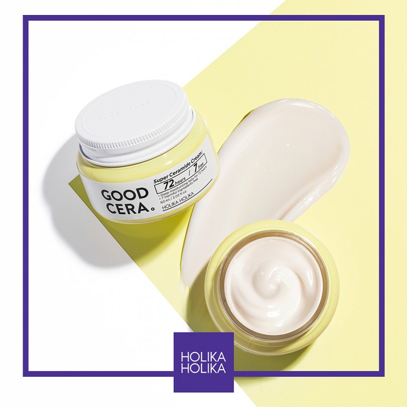 Good Cera Super Ceramide Cream Sensitive (Holika Holika) -60ml Crema hidratante pieles sensibles 5