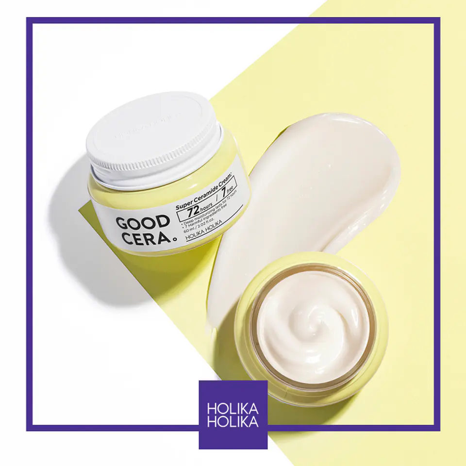 Good Cera Super Ceramide Cream  (Holika Holika) -60ml Crema hidratante pieles sensibles 6
