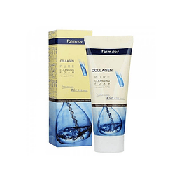 Collagen Pure Cleansing Foam (Farm Stay) - 180ml Espuma limpiadora antienvejecimiento