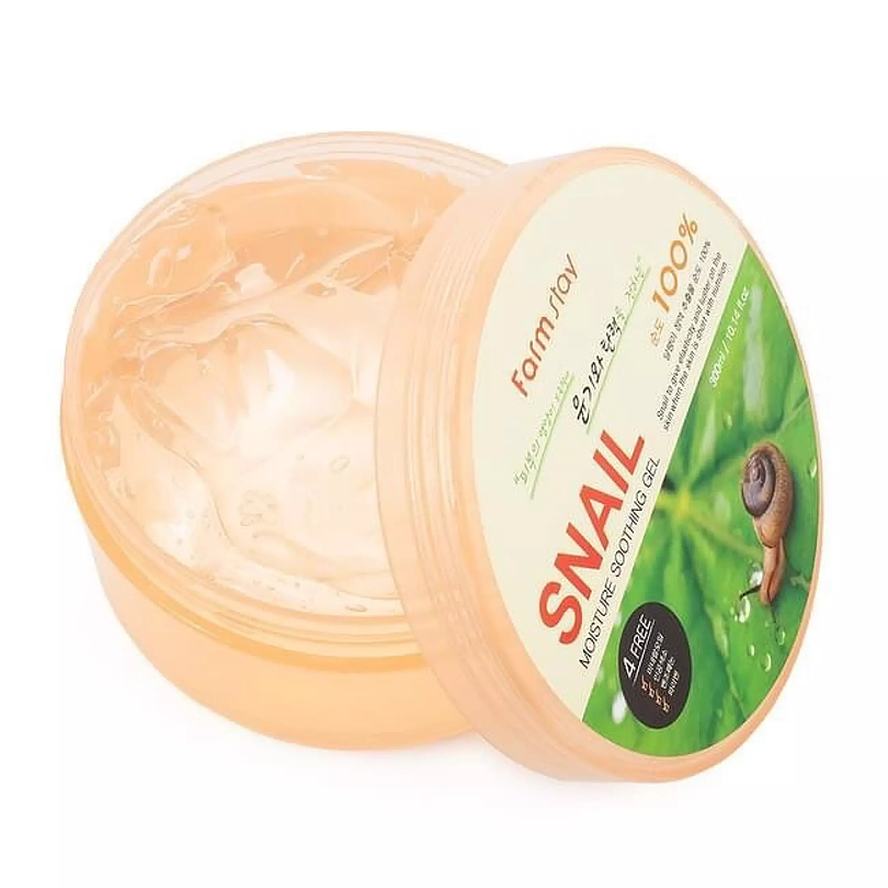 Snail Moisture Soothing Gel (Farm Stay) - 300ml Gel hidratante multifuncional con baba de caracol 2
