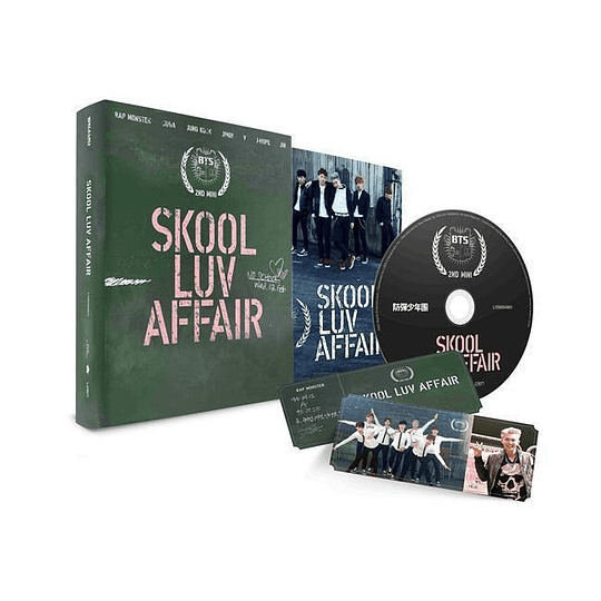 Disco Álbum de BTS Skool Luv Affair nuevo sellado 