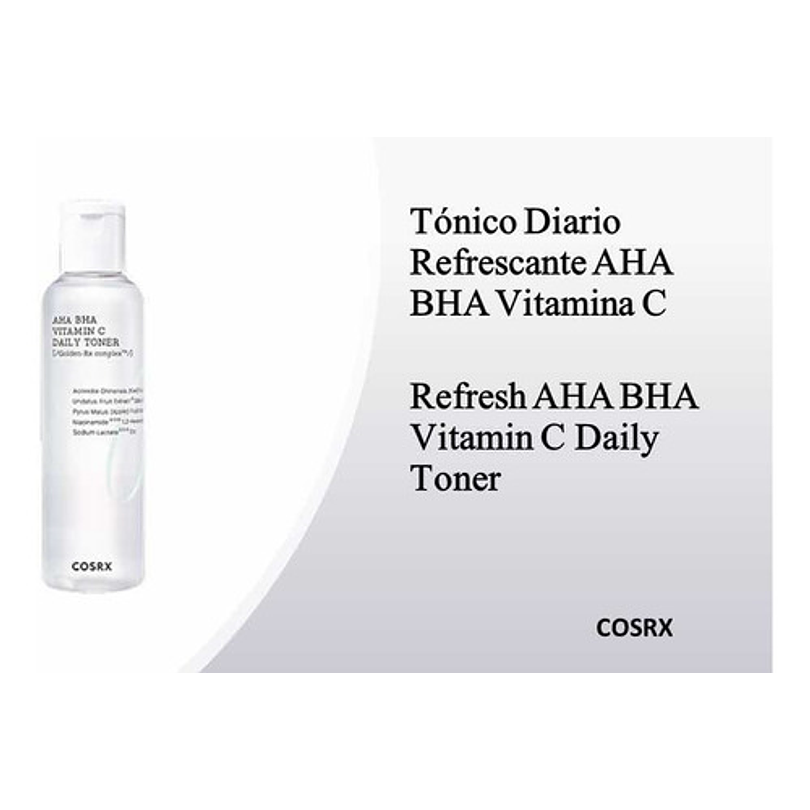 Refresh AHA BHA Vitamin C Daily Toner (COSRX) - 50 o 150ml Tónico exfoliante uso diario 6