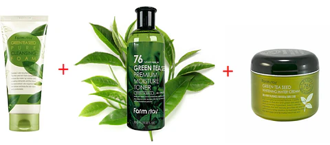 Pack Pieles Mixtas Espuma Limpiadora + Tónico + Crema (Farm Stay)