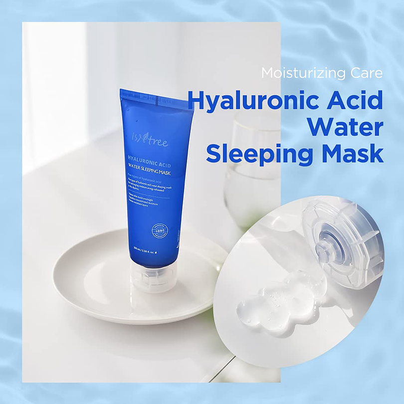 Hyaluronic Acid Sleeping Mask (Isntree) - 100ml Crema noctura ácido hialurónico 6