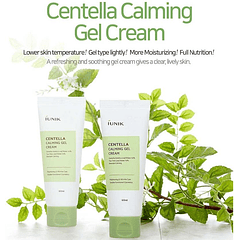 Centella Calming Gel Cream (IUNIK) 60ml Crema calmante  pieles problemáticas 72% centella asiática anti acné y rosácea 