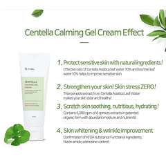 Centella Calming Gel Cream (IUNIK) 60ml Crema calmante  pieles problemáticas 72% centella asiática anti acné y rosácea 