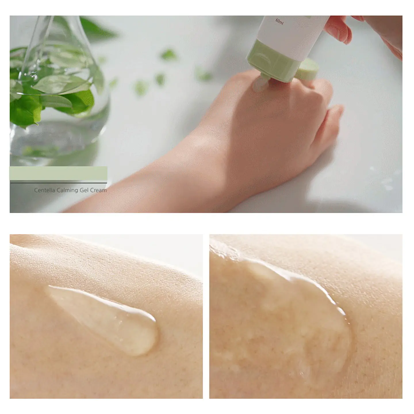 Centella Calming Gel Cream (IUNIK) 60ml Crema calmante  pieles problemáticas 72% centella asiática anti acné y rosácea  2