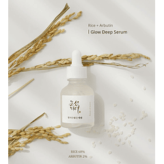 Glow Deep Serum Rice + Arbutin (Beauty of Joseon)- 30 ml Serum aclarante Arroz 68,6% y Arbutina 2%