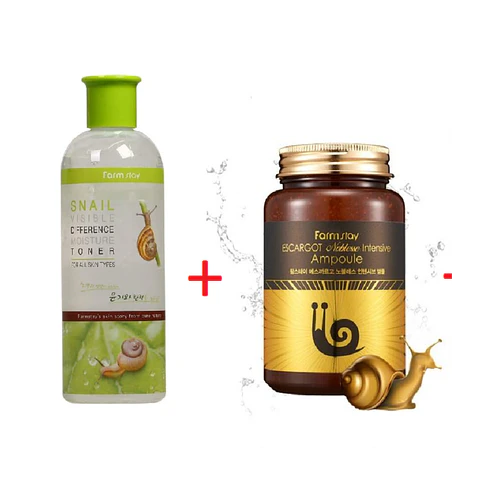 Pack Baba de Caracol Tónico 350ml + Serum 250ml  (Farm Stay)