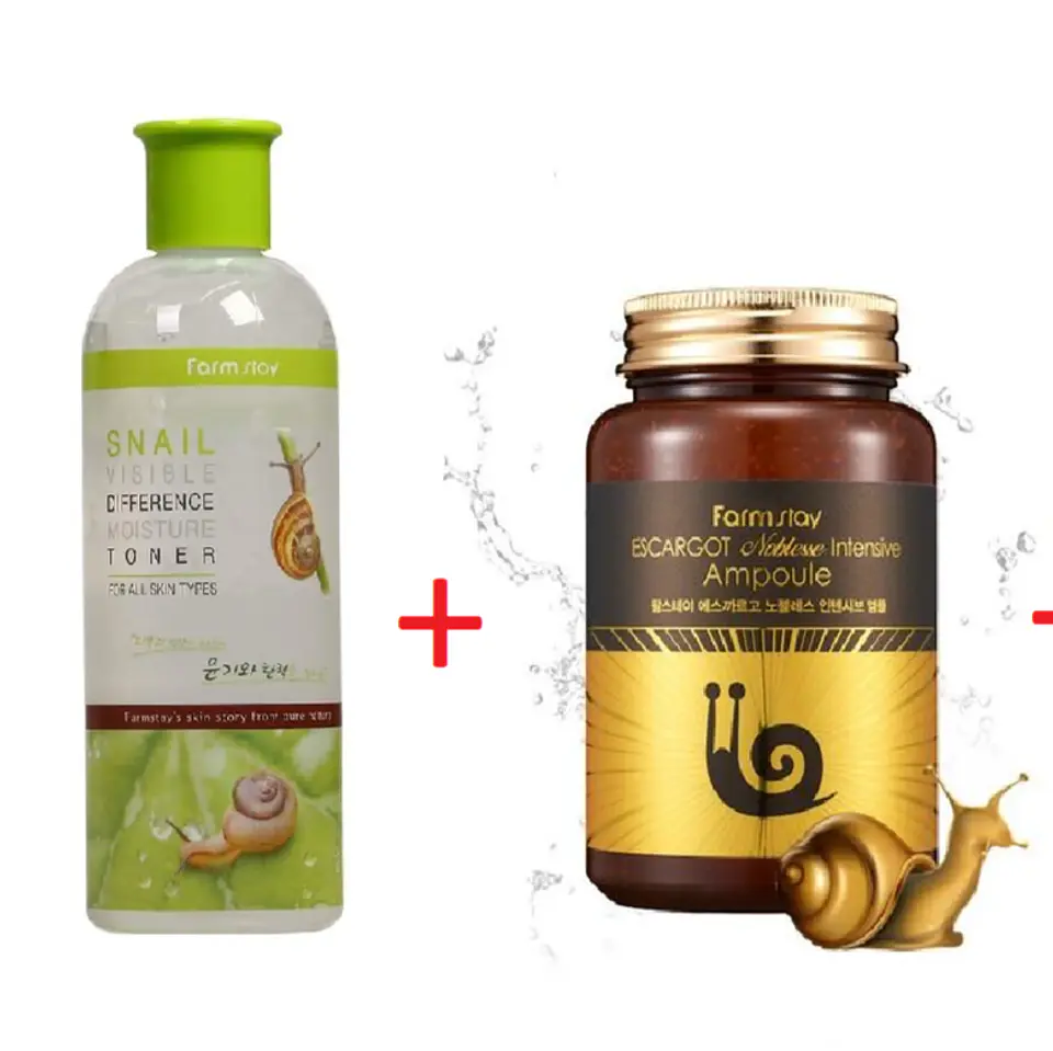 Pack Baba de Caracol Tónico 350ml + Serum 250ml  (Farm Stay) 1