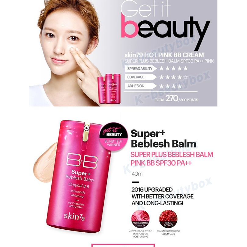 Super+ Beblesh Balm SPF30 PA++ (Skin79) - 40ml 3