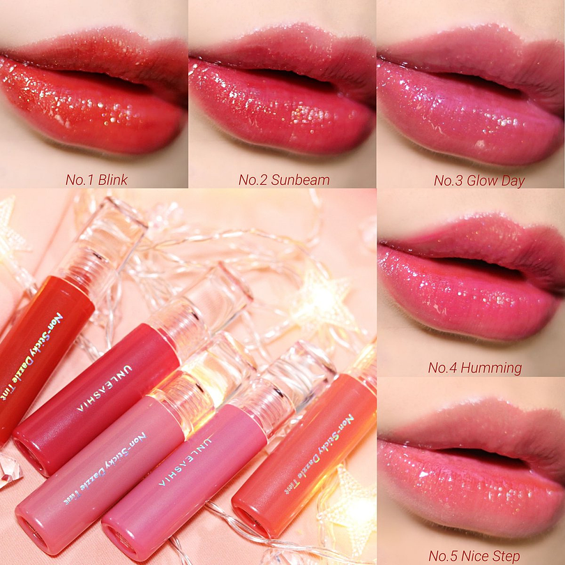 Non-sticky dazzle Tint (Unleashia) - Tintes de labios con glitter 1