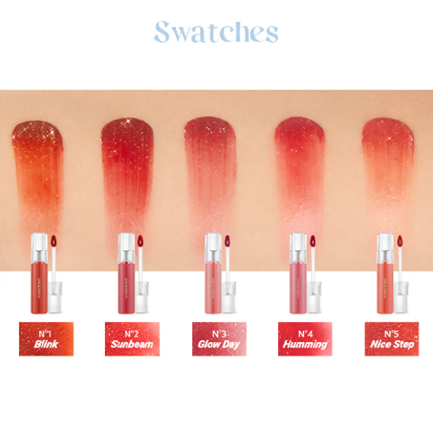 Non-sticky dazzle Tint (Unleashia) - Tintes de labios con glitter 6