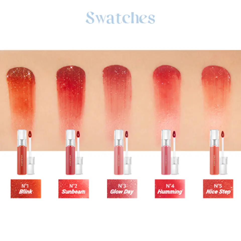 Non-sticky dazzle Tint (Unleashia) - Tintes de labios con glitter 6