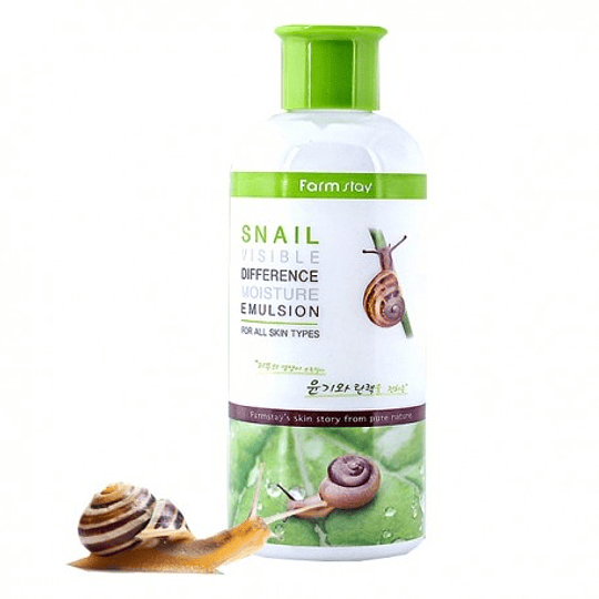 Snail Visible Difference Moisture Emulsion (Farm Stay) - 350ml Emulsión rostro y cuerpo