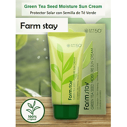 Green Tea Seed Moisture Sun Cream SPF50 + PA +++ (Farm Stay) - 70ml