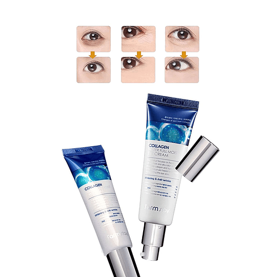 Collagen Water Full Moist Eye Cream (Farm Stay) -50ml Crema contorno de ojos antiedad