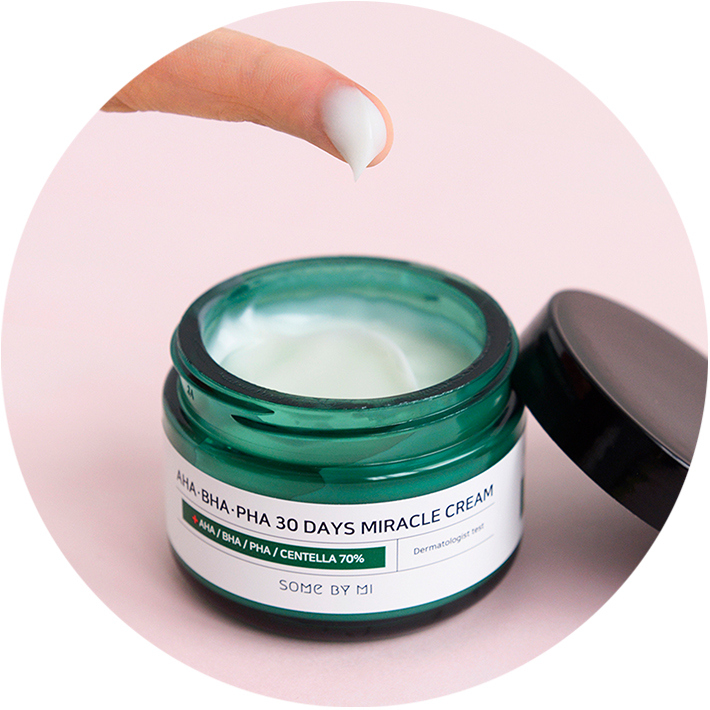 Some by Mi AHA BHA PHA 30 Days Miracle Cream (Some By Mi) - 60ml Crema anti acné y grasitud