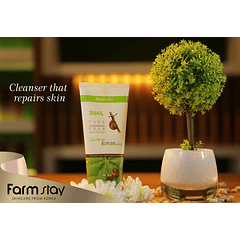 Snail Pure Cleansing Foam (Farm Stay) - Espuma Limpiadora Baba de Caracol