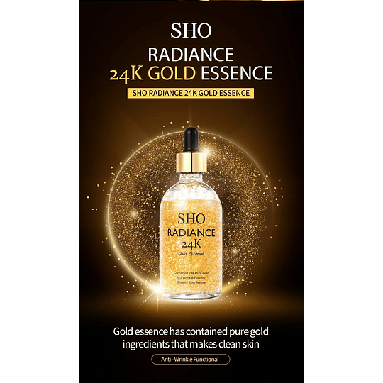 Radiance 24K Gold Essence (SHO) - 100ml Esencia de lujo con oro