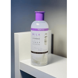 Milk Visible Difference Moisture Toner (Farm Stay) -350 ml Tónico aclarante y nutritivo de leche