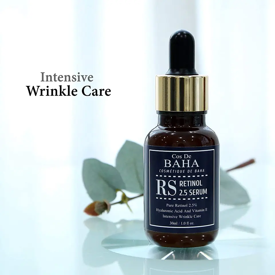 RS Retinol 2.5 serum -  60ml (Cos De BAHA)  Serum anti edad retinol y 53% aloe vera 3