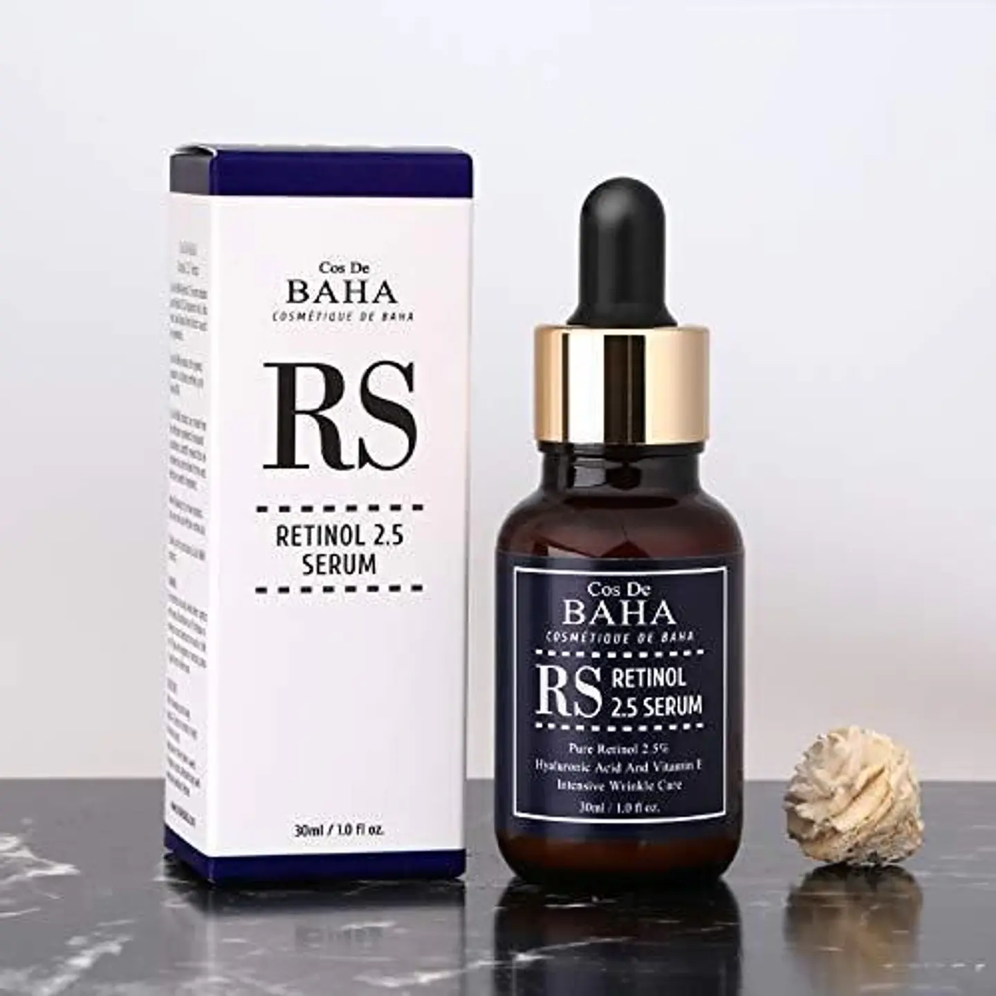 RS Retinol 2.5 serum -  60ml (Cos De BAHA)  Serum anti edad retinol y 53% aloe vera 5