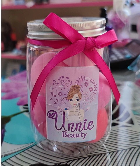 Set de esponjas aplicadoras para maquillaje