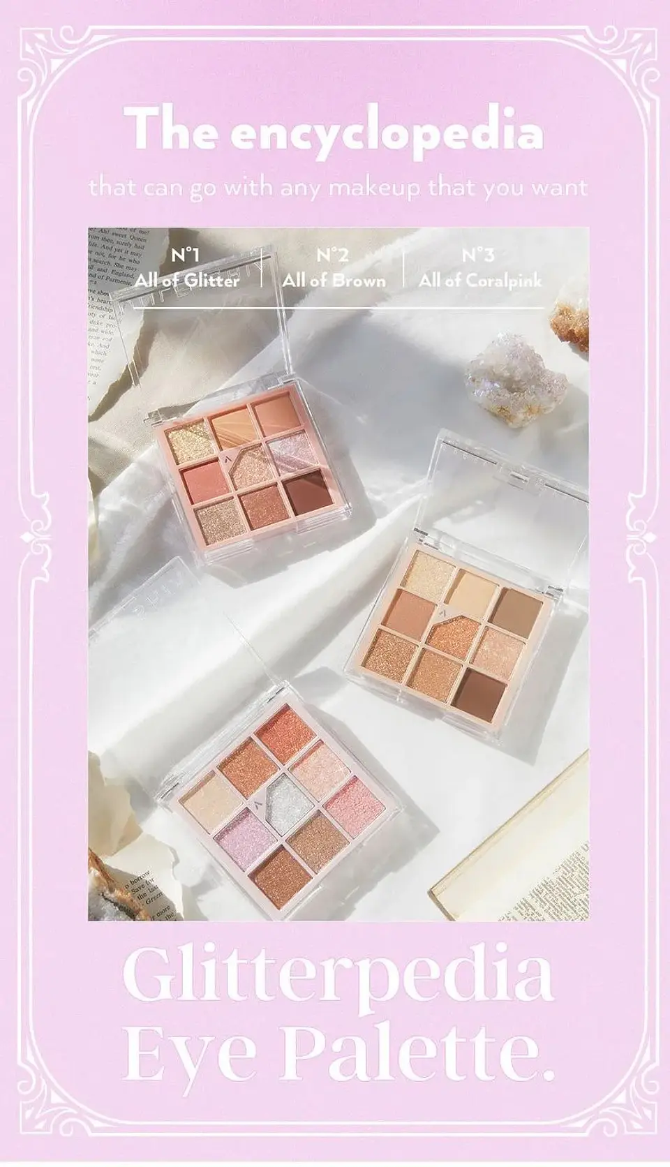 Glitterpedia Eye Palette N1. All of Glitter (Unleashia) Paleta sombras glitter 3