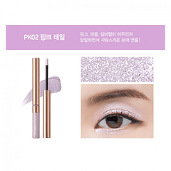 Eco Soul Sparkling Eye (The Saem) - Delineadores glitter 